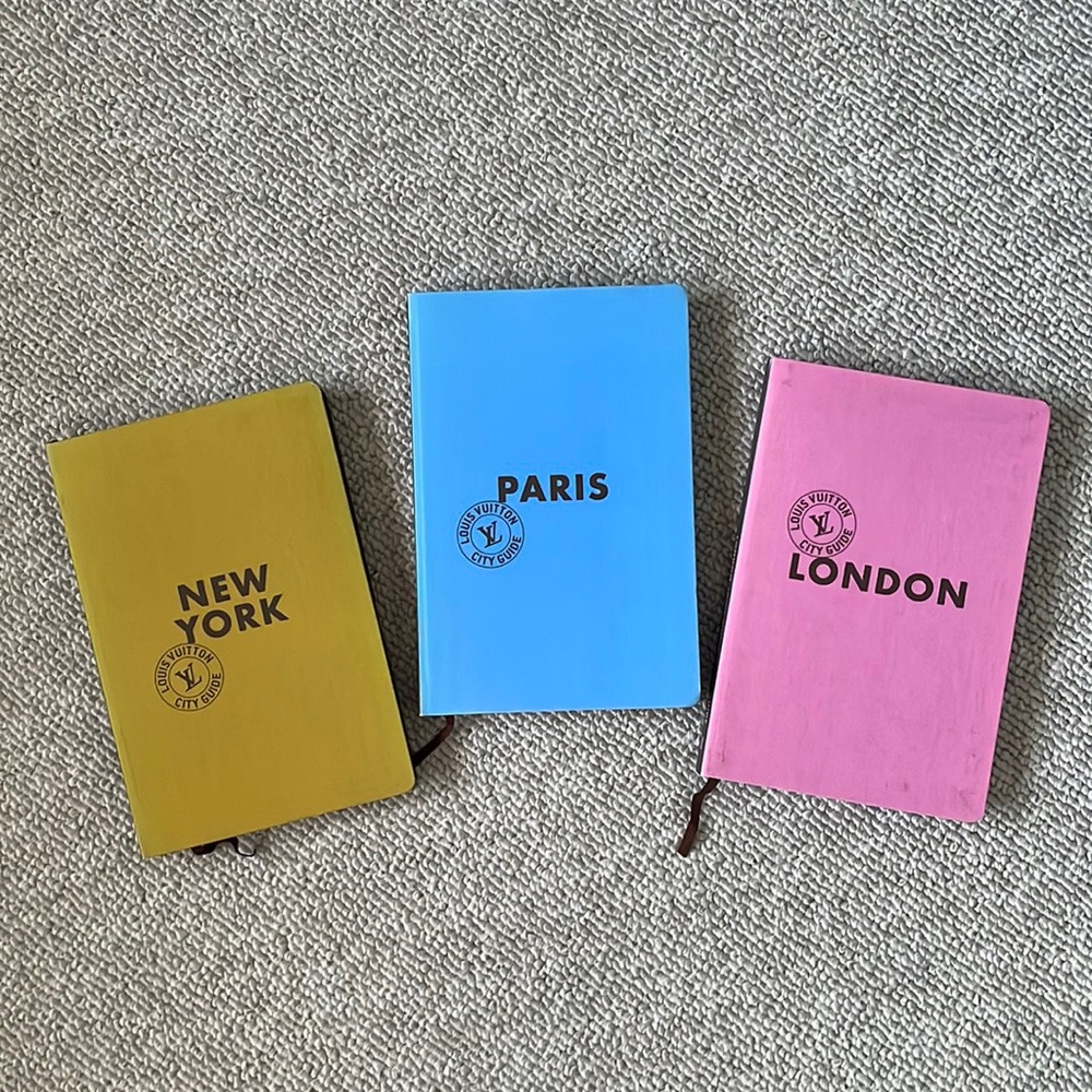 Louis Vuitton city guide traveling books